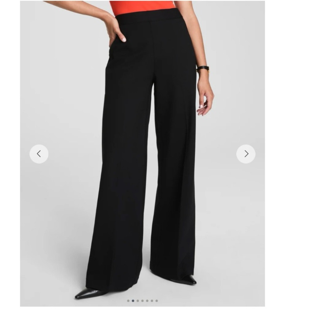 Spanx SPANXsupersmooth PerfectFit Ponte Wide Leg Pant New